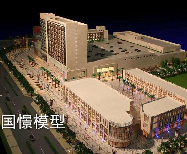 盐亭县建筑模型