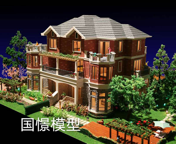 盐亭县建筑模型